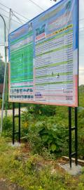 PEMASANGAN BANNER SEBAGAI INFORMASI PUBLIK PENYELENGGARAAN DANA KALURAHAN KARANGMOJO TAHUN 2025
